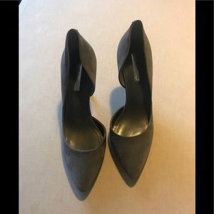 BCBGeneration Conchetta Grey Suede Pump